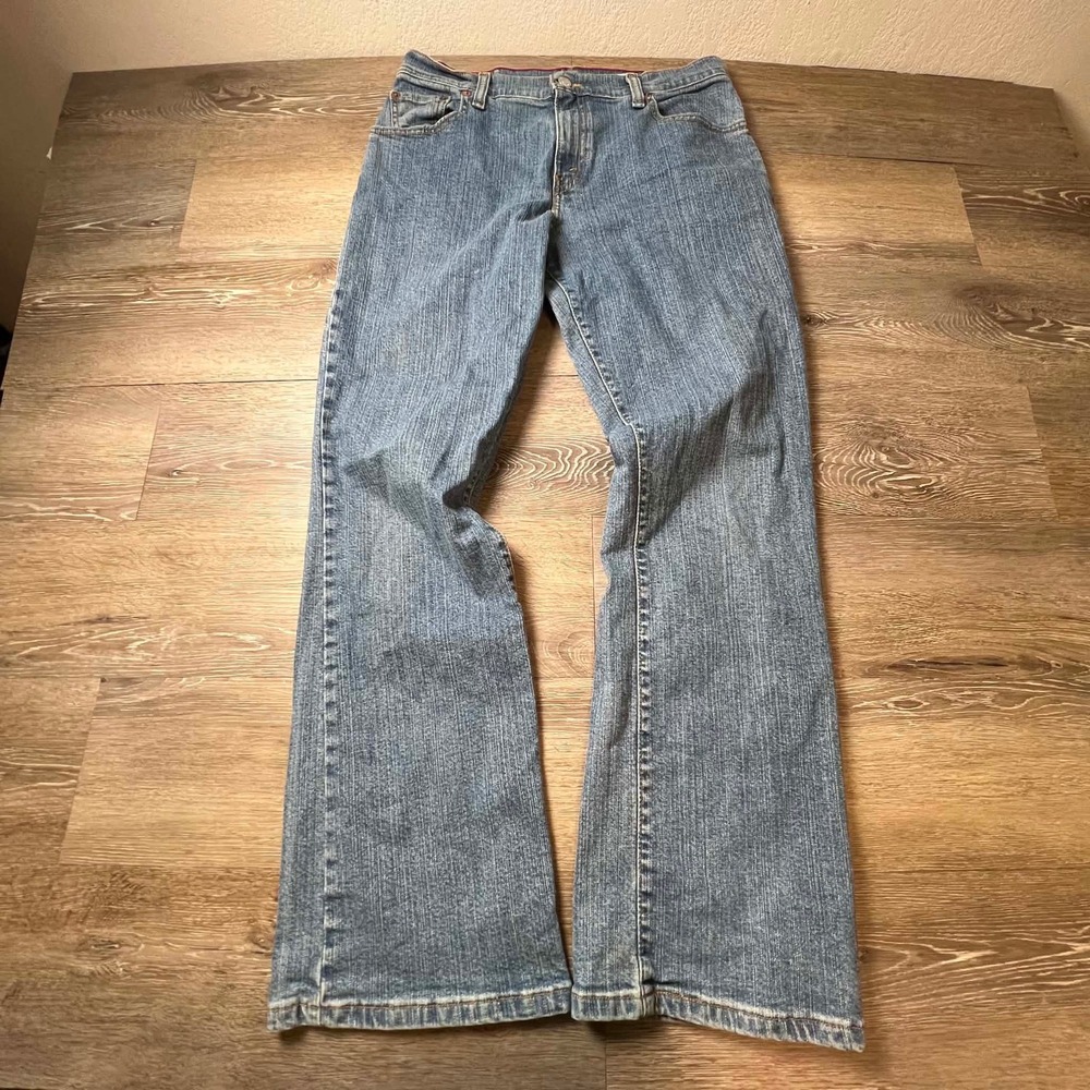 Levi's 550 Relaxed Bootcut Jeans Womens 10 M Blue Medium Wash Denim Stretch